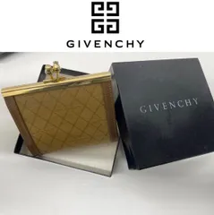 【未使用・外箱付】ジバンシィ がま口 財布 コインケース PVC レザー ベージュ ヴィンテージ GIVENCHYのサムネイル