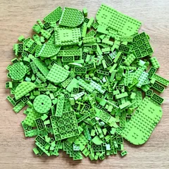 レゴ 正規品 中古 まとめ売り 約700g 黄緑 大量 レゴブロック【管理番号：4064】のサムネイル