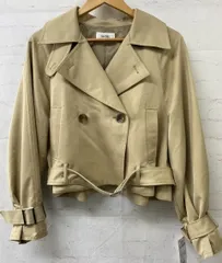 【中古】SNIDEL ｽﾅｲﾃﾞﾙ ｼｮｰﾄﾄﾚﾝﾁ ｺｰﾄ SWFC261086 ﾍﾞｰｼﾞｭ F 991923842のサムネイル
