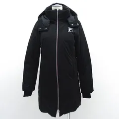 FILA / フィラ ◆ダウンコート/フード付き/ブラック/サイズL FL-9C25218DC 【レディース/ガールズ/LADY/女性/婦人】 レディースファッション【中古】 のサムネイル