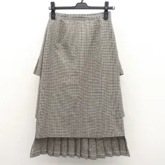 CLANE / クラネ ◆プリーツスカート/千鳥格子/ベージュ/サイズ1 13109-2831 【レディース/ガールズ/LADY/女性/婦人】 レディースファッション【中古】 のサムネイル