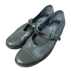 美品 chausser ショセ レザー メリージェーン パンプス サイズ36 約23cm ブラック レディース 古着 中古 USEDのサムネイル
