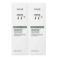 <ナ>2本セット×250ml　ANUA(アヌア)ドクダミ 77スージングトナー  化粧水  使用期限：2027.08.06