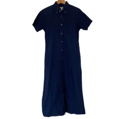 美品 FWK by engineered garments エンジニアードガーメンツ ショートスリーブ ロング シャツワンピース 1 ネイビー レディース 古着 中古 USEDのサムネイル