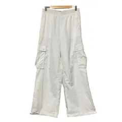 美品 TOMMY JEANS トミージーンズ ナイロンカーゴパンツ M S ホワイト メンズ 古着 中古 USEDのサムネイル