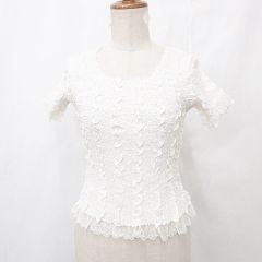 新品タグ付き✨ ユキトリイ プリーツ レーストップス - メルカリ