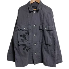 美品 JOURNAL STANDARD ジャーナルスタンダード 23AW エンブロイダリー カバーオール サイズF パープル メンズ 古着 中古 USEDのサムネイル