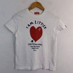 Levi's リーバイス Tシャツ ハートプリント キャラクター ホワイト M レディース 古着 ストリート アメカジのサムネイル