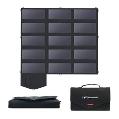 【アップグレード品】ALLPOWERSSP100ソーラーパネル100W折りたたみ24%単結晶ソーラーチャージャーコントローラー付き18VDC5VUSBのサムネイル