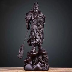 中国 清時代 関武像 木彫 送料込み260710 - メルカリ