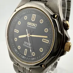 SEIKO 6L01-0020 セイコー SPIRIT スピリット　 TITANIUM チタニウム　メンズ　腕時計 ジャンク 不稼働 【S46】