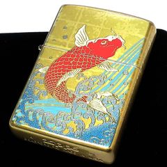 ZIPPO ARMOR 鯉の滝登り 5面 アラベスク オーロラシルバー 25年 - メルカリ