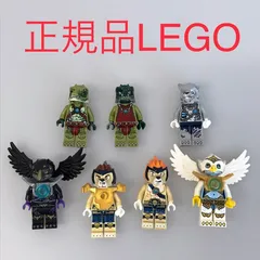 正規品 中古 LEGO レゴ CHIMA　チーマ  ミニフィグ　7個　まとめ売り N0-395 ※ライオン族　ワニ族　カラス　イーグル族 361のサムネイル