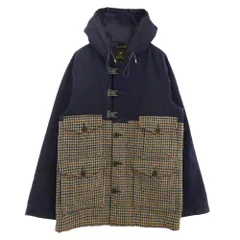 Nigel Cabourn ナイジェルケーボン HARRIS TWEED ハリスツイード CAMERAMAN JACKET カメラマン ジャケット ブルー系 ベージュ系 46【中古】のサムネイル