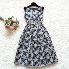 美品】中川政七商店 リネン混 カシュクール Vネック ジャンパー 