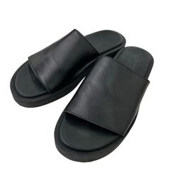 美品 パドローネ チャンキーソール レザー ストラップ サンダル