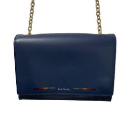 【Paul Smith】ポールスミス ネイビー×マルチストライプ ショルダー ポールスミス ショルダーバッグ スワールインセット マルチストライプ