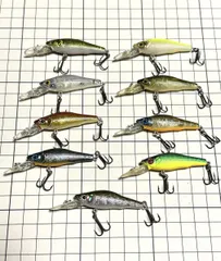 MEGABASS メガバス ハード ルアー 9点セット LIVE-X SMOLT ライブX スモルト シャッド バス トラウト フィッシング 釣り 釣具 伊東由樹のサムネイル