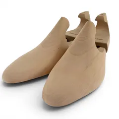 【ドンドン見直し】極美品▲John Lobb ジョンロブ 木製 ロゴ刻印 シューキーパー シューツリー ナチュラル 5E メンズのサムネイル