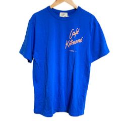 Café Kitsuné Tシャツ ブルー XS - メルカリ