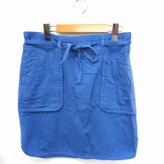 アーバンリサーチ サニーレーベル URBAN RESEARCH Sonny Label スカート タイト スリット ミニ 無地 綿混 38 ブルー 青 /FT2のサムネイル
