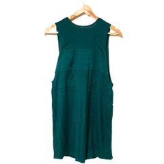美品 T by Alexander wang ティーバイアレキサンダーワン ノースリーブドレス 2 グリーン レディース 古着 中古 USED