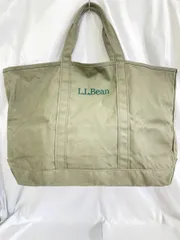 美品 L.L.Bean エルエルビーン グローサリー トート Grocery Tote キャンバス トート バッグ カーキ ■■メンズのサムネイル