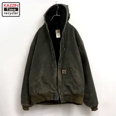 00s Carhartt アクティブパーカー MOS ダック ジャケット メンズ 表記XXLサイズ