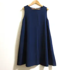 美品 J&M DAVIDSON ジェイアンドエムデヴィッドソン ノースリーブワンピース サイズ8 ネイビー レディース 古着 中古 USEDのサムネイル