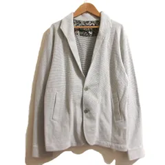 良品 UNION STATION ユニオンステーション メンズビギ ワイヤー入りハニカムスタンドカラージャケット サイズM グレー系 メンズ 古着 中古 USEDのサムネイル