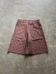 OLD STUSSY チェックショーツ ワイド ショートパンツ w30 - メルカリ