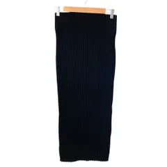 良品 23AW JAMES PERSE ジェームスパース バックスリット リブニット ロングスカート サイズ0 ネイビー レディース 古着 中古 USEDのサムネイル