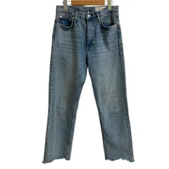 良品 rag&bone ラグ&ボーン ストレッチ カットオフ デニムパンツ ジーンズ W28 インディゴブルー レディース 古着 中古 USEDのサムネイル