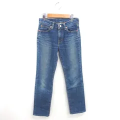 リーバイス Levi's 502 デニム ジーンズ スキニー パンツ ヴィンテージ加工 ジップフライ 27 紺 インディゴ /TT15のサムネイル