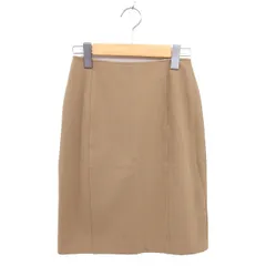 コースマイケルコース Kors michael kors タイト スカート ひざ丈 無地 シンプル バックジップ 2 ベージュ 茶 /TTのサムネイル