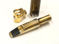 K plume ウッドブラス テナーサックスラバー用リガチャー【中古