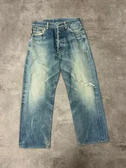 90s Evisu エヴィス 初期型 evis 황소パッチ セルビッジ デニムのサムネイル
