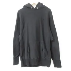 ATON エイトン GARMENT DYE URAKE HOODIE ロゴ刺繍 ガーメントダイ プルオーバー スウェットパーカー サイズ02 ブラック レディース 古着 中古 USEDのサムネイル