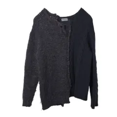 Yohji Yamamoto HY-K28-183 15AW ドッキング ウール ニットのサムネイル