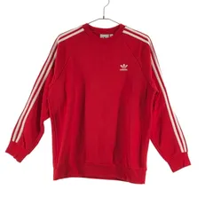 【中古品】 Adidas originals 3 Stripes Crew アディダス オリジナル 3 ストライプス クルーネック スウェットシャツ トレーナー 【147-260616-sm-03-otoh】