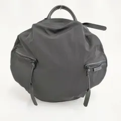 Y's/Cote&Ciel Moselle Echo 定価66000円 丸形バッグパック リュック・デイパック ブラック レディース ワイズ/Yohji/コートエシエル【中古】6-0526G♪のサムネイル