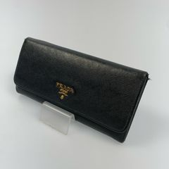 ✨美品✨PRADA サフィアーノ ラウンドファスナー 長財布 ブラック