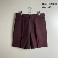 Dior HOMME Bordeaux WOOL slacks shorts pants 46 M 463C166A3023 ディオールオム ボルドー スラックス ショーツ ハーフパンツ 定番 レアのサムネイル