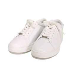 JIMMY CHOO ジミーチュウ ローマ ロートップ 38 ロゴエンボス カーフ