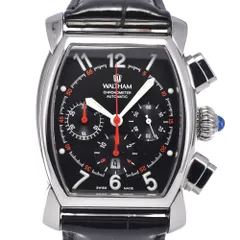 ウォルサム WALTHAM LW48 ロード ウォルサム デイト ブラック 自動巻き メンズ 美品 腕時計 M#148428のサムネイル