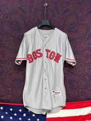 00's MLB ボストン レッドソックス XXL ビジター 古着 ゲームシャツ
