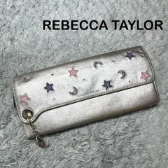 REBECCA TAYLOR レベッカテイラー 長財布 フラップ式 シルバー系のサムネイル