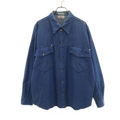 ダブルアールエル RRL 半袖 インディゴ染め ポロシャツ XS ネイビー