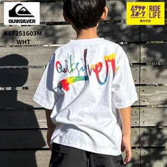 送料込【ムラスポ公式】QUICKSILVER クイックシルバー　OTL-KST251603M　WHT（ホワイト）　キッズTシャツ　キッズ　ジュニア　Tシャツ　新品　ムラスポ限定のサムネイル