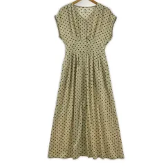 URBAN RESEARCH Sonny Label アーバンリサーチサニーレーベル ペチコート付き ドットワンピース sizeFree/ベージュ系のサムネイル